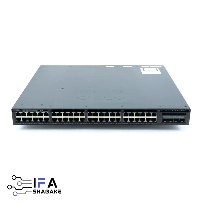 WS-C3650-48PS-S_1-1 سوئیچ سیسکو مدل : WS-C3650-48PS-S - تصویر 1